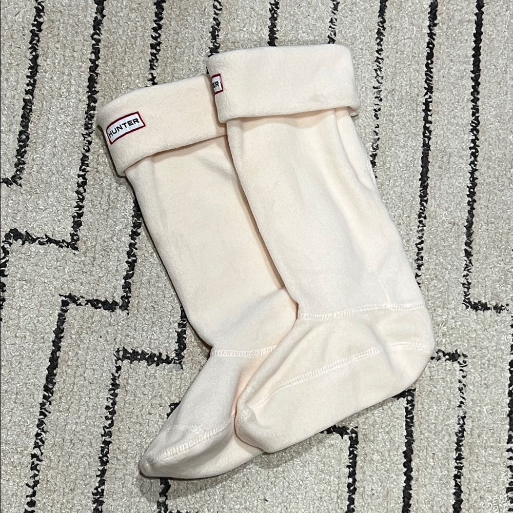 Hunter Off-White Boot Socks